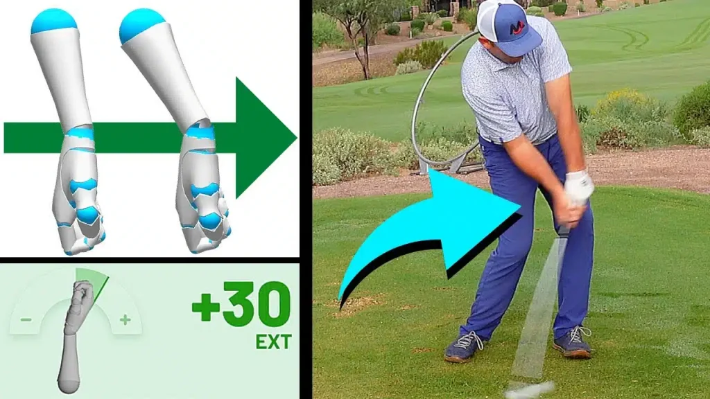 golf how to hit down on the ball