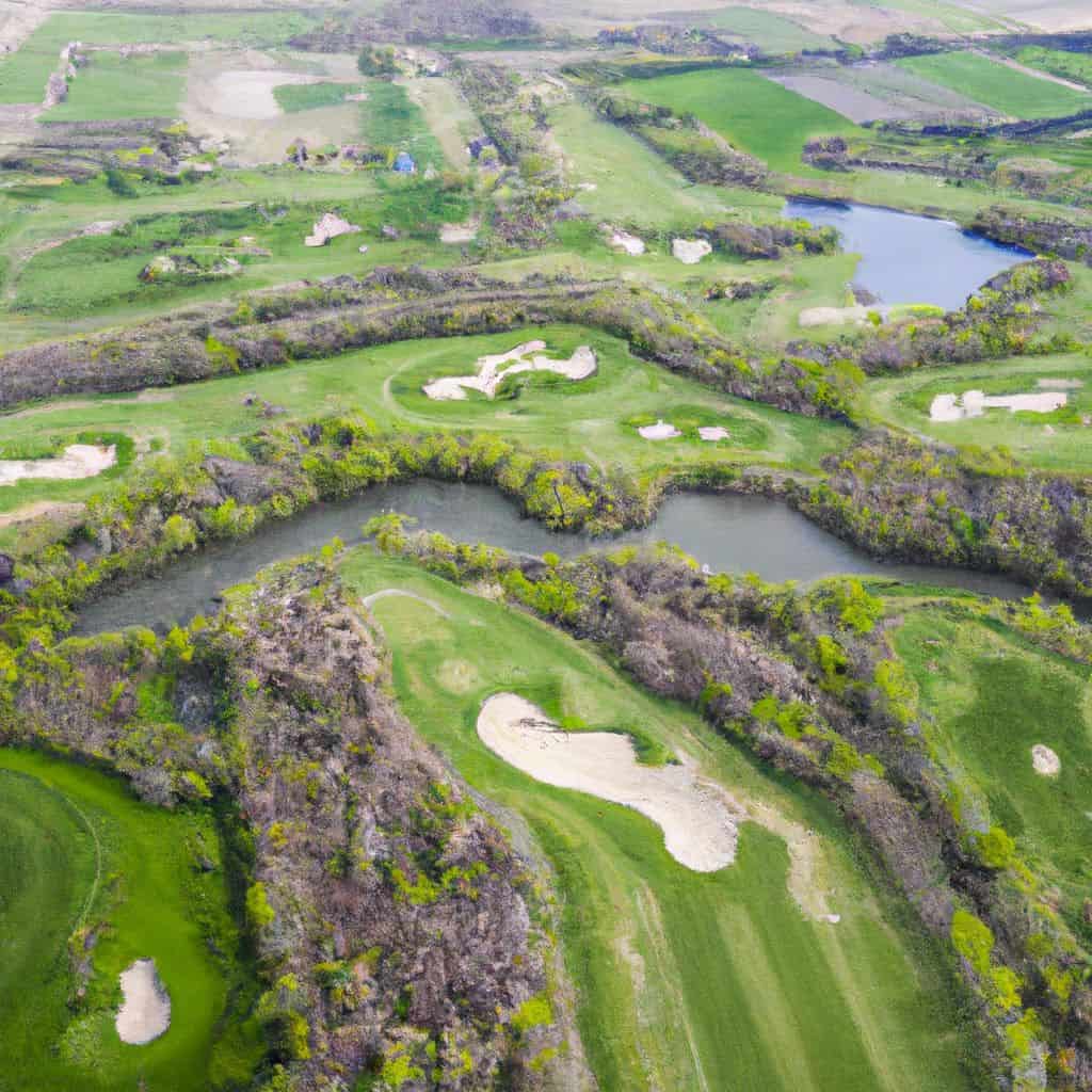 How many golf courses in the us