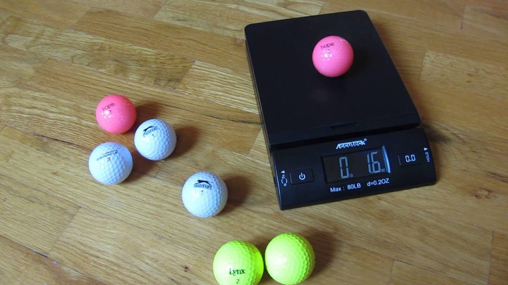 how much does a golf ball weigh 2