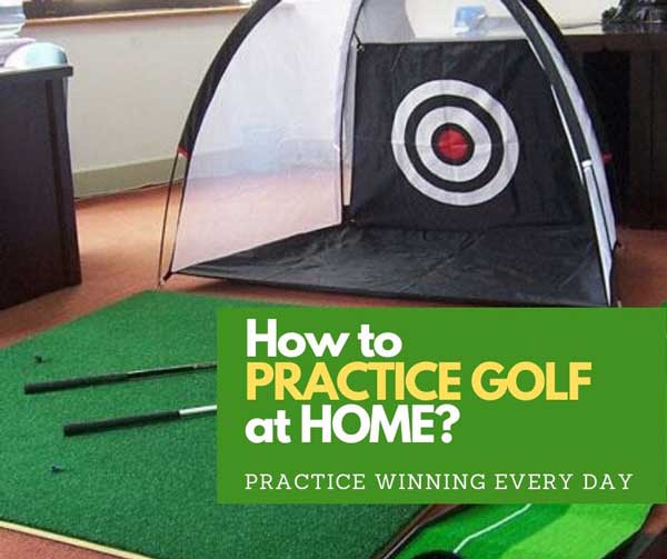 How to practice golf at home