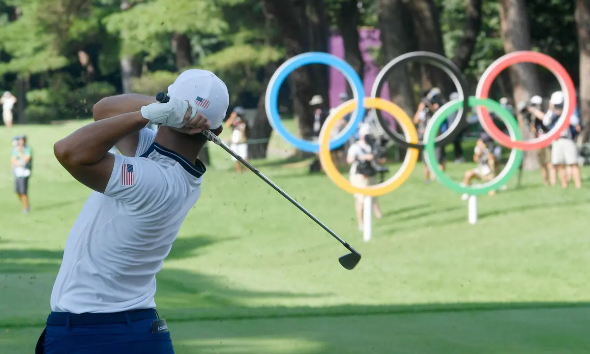 How many rounds in olympic golf