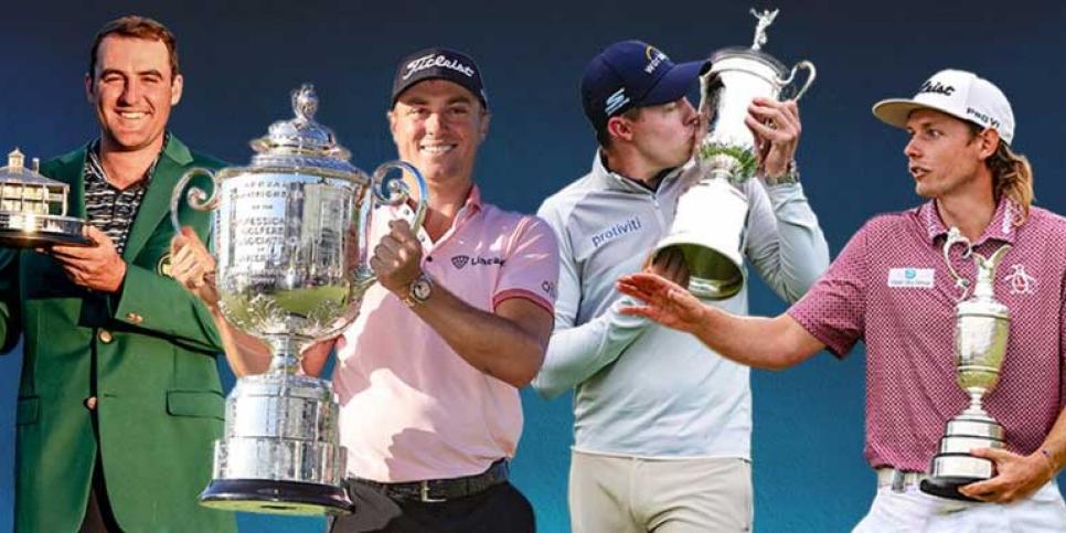 how many majors are there in golf 5