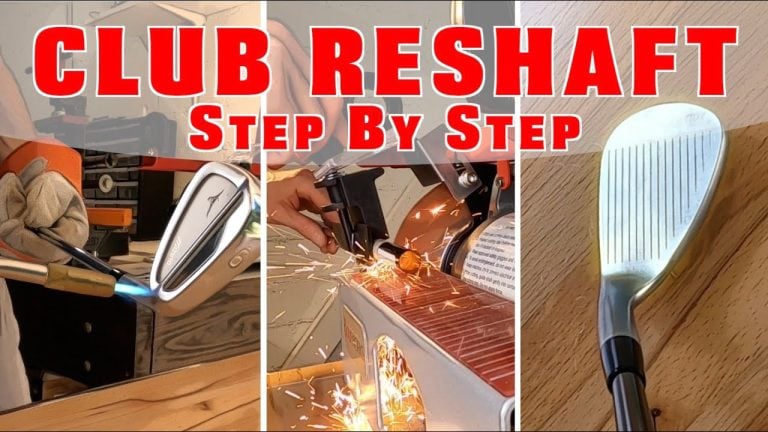 A Step-by-Step Guide on how to reshaft a golf club