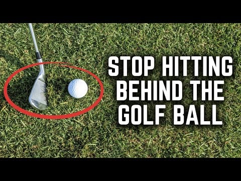 how to stop hitting behind the golf ball 6